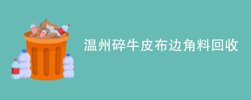 温州碎牛皮布边角料回收
