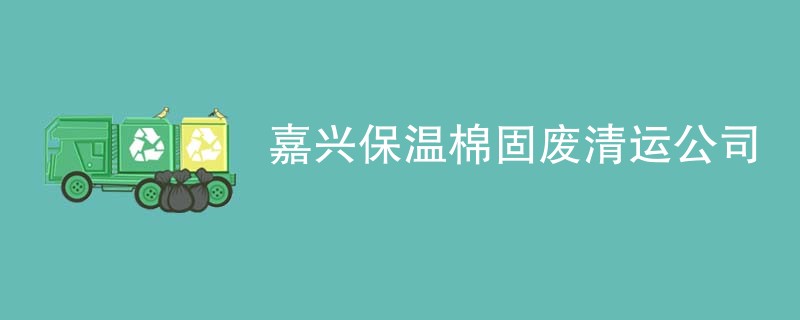 嘉兴保温棉固废清运公司