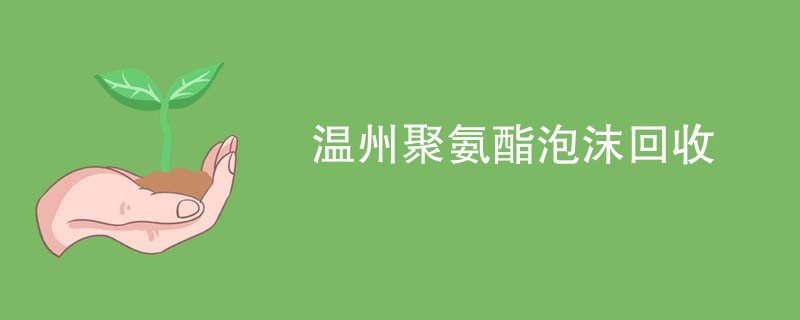 温州聚氨酯泡沫回收