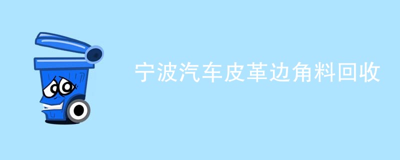 宁波汽车皮革边角料回收