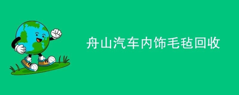 舟山汽车内饰毛毡回收