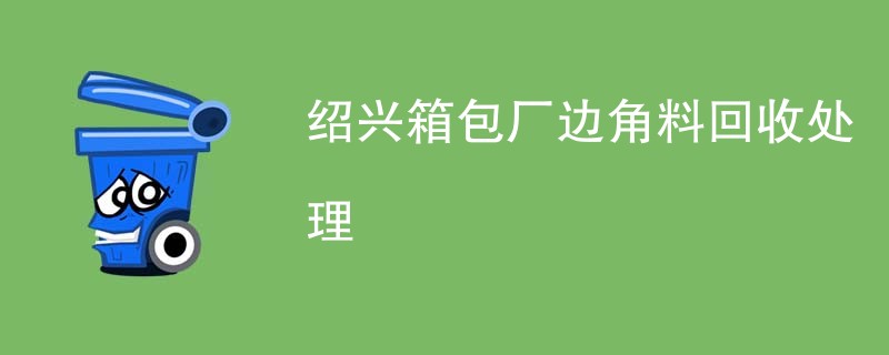 绍兴箱包厂边角料回收处理